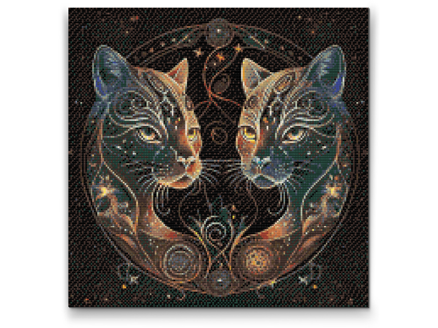 Diamantové malování - Astrological cats